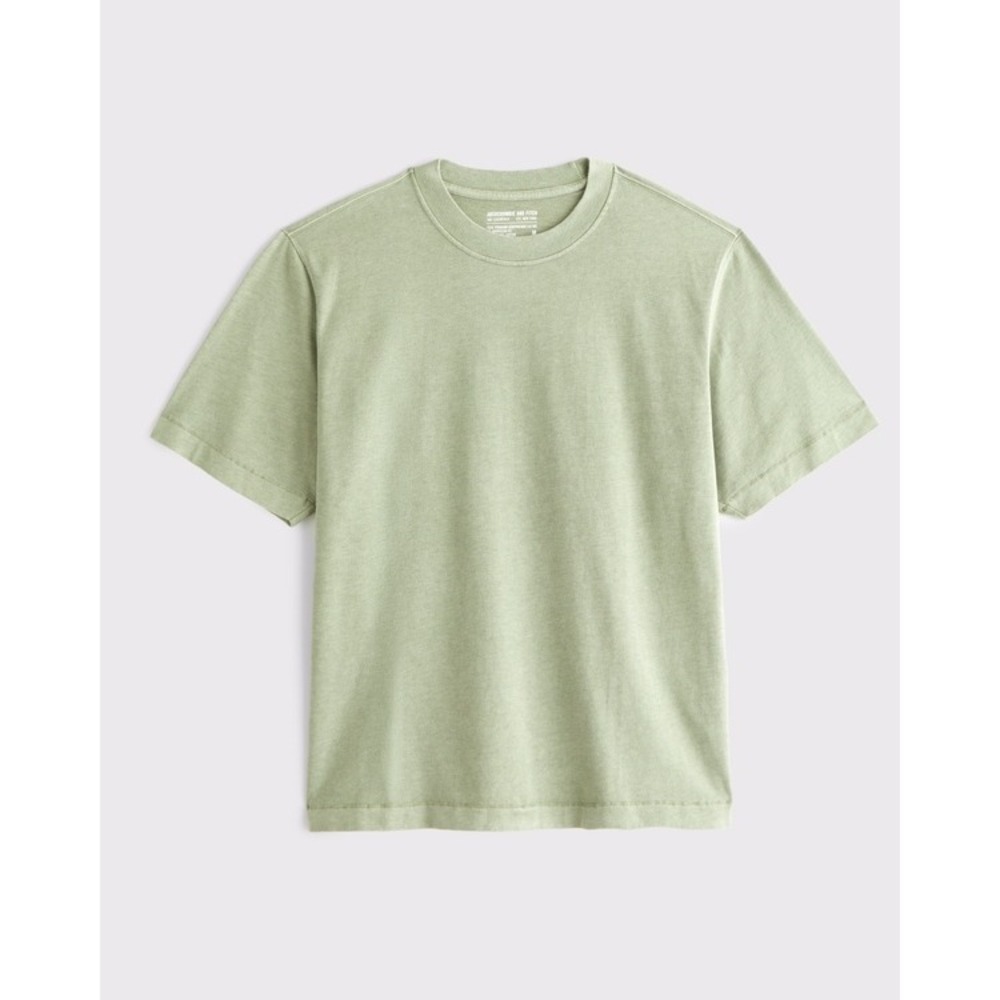 Abercrombie Soft Collection Premium Heavyweight 2.0 Tee XXL Tall Green NWT